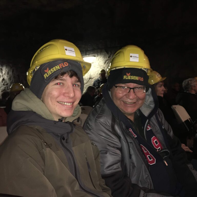 Mettenschicht im Besucherbergwerk Pöhlau